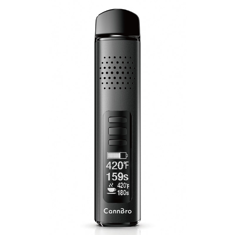 Cannbro Flower Cloud Dry Herb Vaporizer with OLED Display
