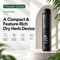 Cannbro Flower Cloud Dry Herb Vaporizer with OLED Display