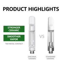 510 Cartridge -Premium Ceramic (Zirconia)- Device only (No liquid) | JHB stock