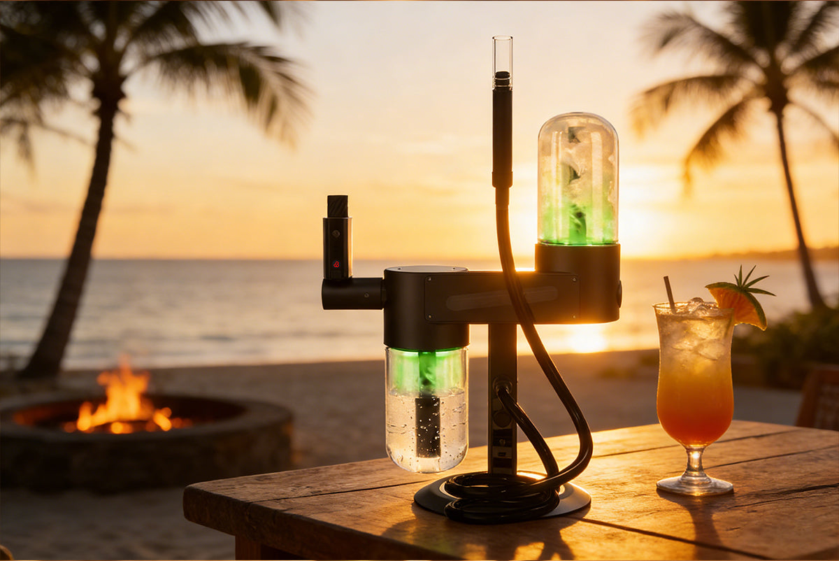Gravity Water Pipe,Built for Social Sessions with SG100 Battery