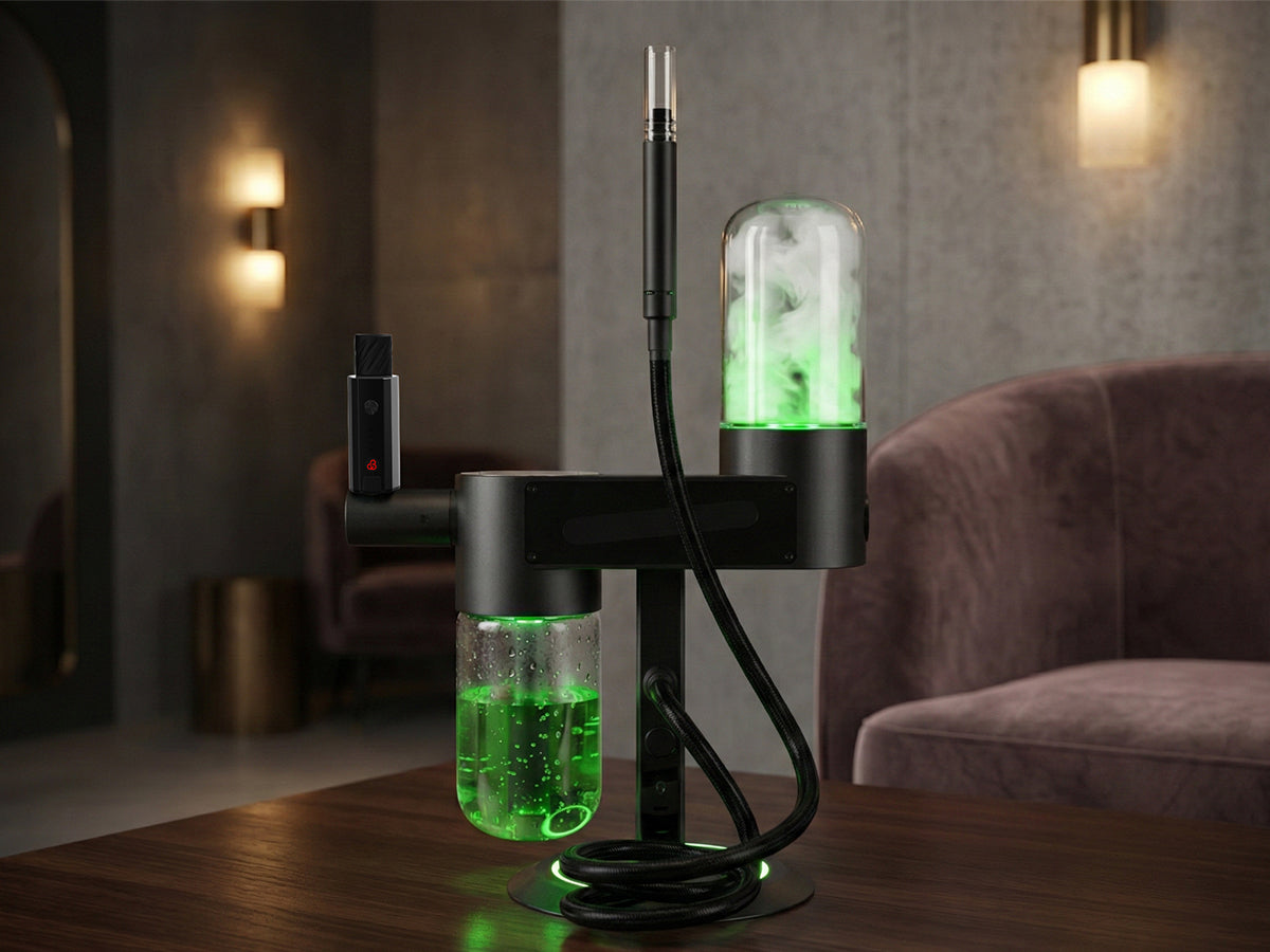 Gravity Water Pipe,Built for Social Sessions with SG100 Battery